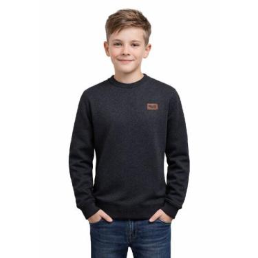 Imagem de Suéter Infantil Blusa De Frio Menino Estilosa Red Nose Com Gola Redond