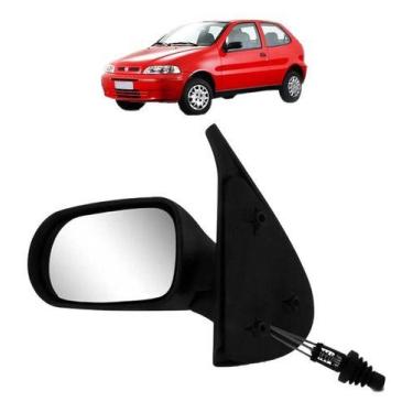 Imagem de Retrovisor Palio Fire 2001 2002 2003 com Controle 2 Portas Lado Esquer