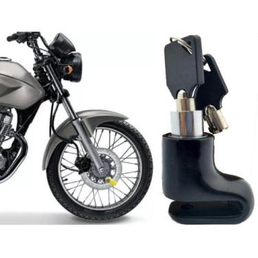 Imagem de Cadeado Para Freio Antifurto Moto Universal - bigeterdy