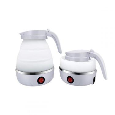 Imagem de Chaleira Elétrica Dobrável Portátil 600ml Silicone Viagem Café Chá 110