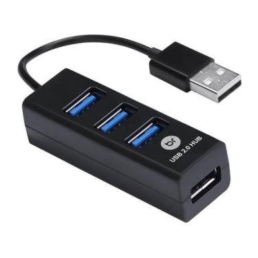 Imagem de Mini Hub USB Bright 4 Portas Preto