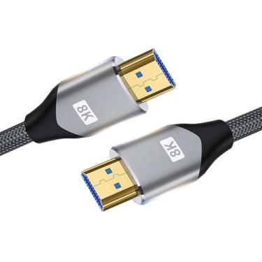 Imagem de Cabo Hdmi 8K 60hz Ultra HD 2.1 e 4K 120hz - 2 Metros - Audio Tecnology