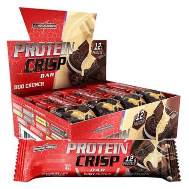 Imagem de Barra Proteína Whey Crisp Bar 12 Unidades - Integralmedica Duo Crunch 