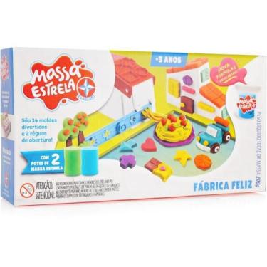 Imagem de Massa para Modelar Criativa Fabrica Feliz C/MOLDE+MASSA - Estrela
