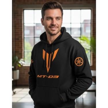 Imagem de Blusa De Moletom Casaco De Frio Yamaha MT 03 - Marinho Store, Preto, V