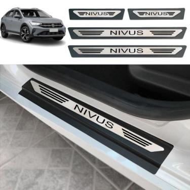 Imagem de Soleiras de Aço Inox Escovado Volkswagen Nivus - rafcar