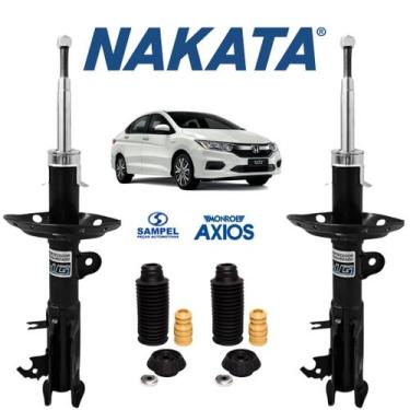 Imagem de 2 Amortecedor Dianteiro Nakata  Honda Fit 2018 + Kit Batente , Diantei