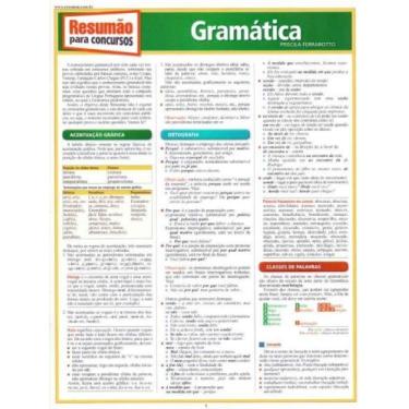 Imagem de Resumao Para Concursos - Gramatica