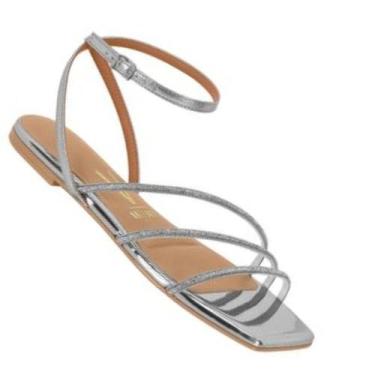 Imagem de Sandalia Vizzano 6513.207 Feminina, Prata, 37