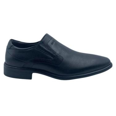 Imagem de Sapato Ferracini Social Couro Preto 5286, Preto, 37