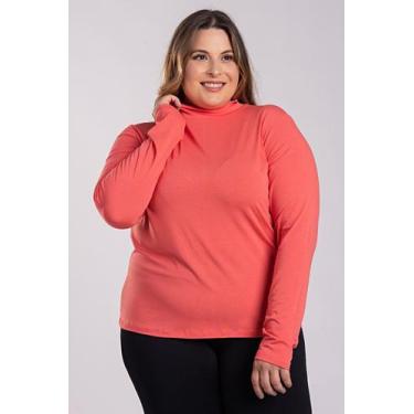 Imagem de Blusa Feminina Manga Longa Plus Size Cacharel Visco Elastano - Serena,