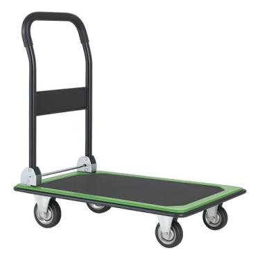 Imagem de Carrinho De Carga Plataforma Dobravel 150kg Aco Roda Macica - Standers