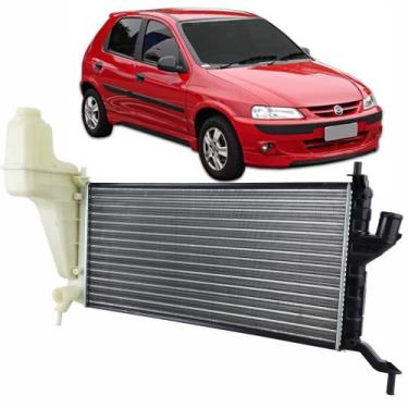Imagem de Radiador Importado Chevrolet Celta 1.0 e 1.4 2000 até 2006 com Ar Cond