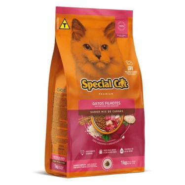 Imagem de Ração Special Cat Premium para Gatos Filhotes Sabor Mix de Carnes 1 kg