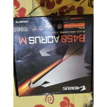 Imagem de Kit Placa mãe b450 Aorus m - gigabyte, 1,080, 250g
