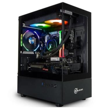 Imagem de Gabinete Gamer Kalkan Avalon S/Fan S/Fonte Micro-ATX Vidro Temperado P