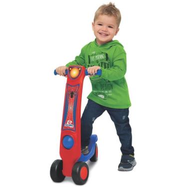 Imagem de Patinete Patitoys Menino Desenvolve Coordenação Motora para Crianças Acima de 2 Anos Mercotoys