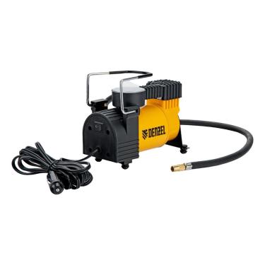 Imagem de Compressor de Ar Automotivo Portátil 12V 7ATM 35L-min Metal com Manômetro Integrado Denzel