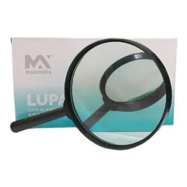Imagem de Lupa De Mão Lente De Aumento 100mm Vidro Óptico HD Maxmidia