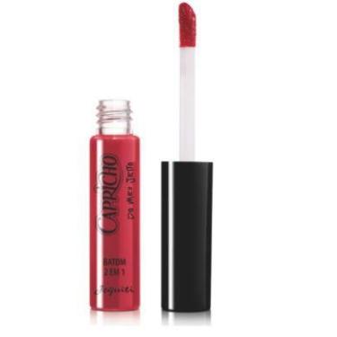 Imagem de Batom 2 em 1 - Multifuncional Capricho Vermelho Cherry 4,7ml - Jequiti