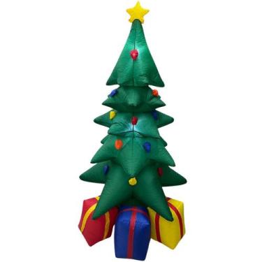 Imagem de Árvore de Natal Inflável 2,13m com Presentes Decorativa - Evolution