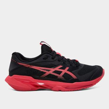 Imagem de Tênis Asics Solution Speed Ff 4 Feminino, Preto, Rosa, 37
