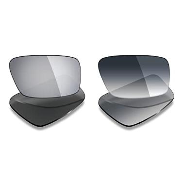 Imagem de 2 pares de lentes polarizadas de substituição da Mryok para óculos de sol Oakley Twitch – Opções