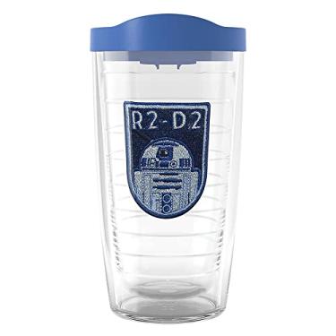 Imagem de Tervis Star Wars – Copo de viagem R2D2 feito nos EUA com parede dupla isolada mantém as bebidas frias e quentes, 473 ml, R2D2