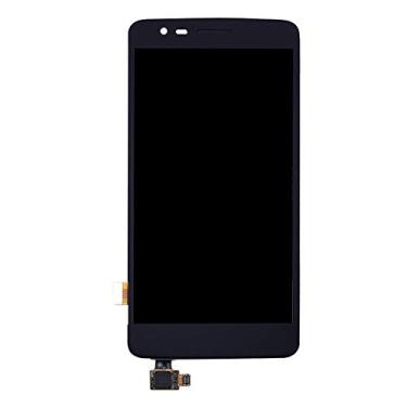 Imagem de LIYONG Peças sobressalentes de reposição para tela LCD e digitalizador conjunto completo com moldura para LG K8 2017 Dual SIM X240 X240H X240F X240K (preto) peças de reparo (cor preta)