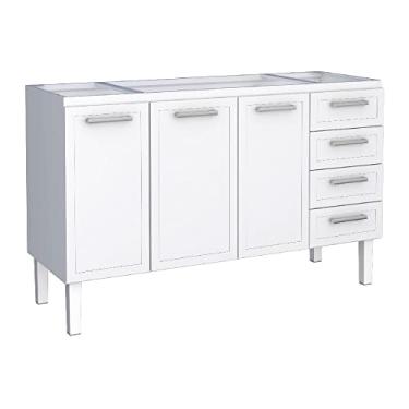 Imagem de Gabinete Cozinha De Aço Juno 4G 1446Mm Branco Desmontado(Pia 150) Cozimax