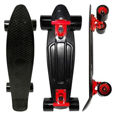 Imagem de Skate Infantil Mini Cruiser Preto 55,5cm até 50kg, DM Radical
