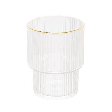 Imagem de Copo Baixo 2pç Cristal 200ml c/ Borda Dourada Lines - Wolff