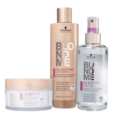 Imagem de Kit Schwarzkopf Professional BlondMe Suave para Todos os Loiros (3 produtos)