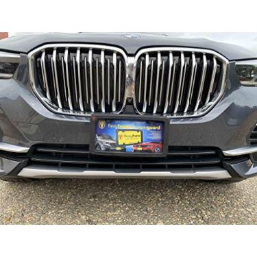 Imagem de TN TrunkNets Inc Um suporte de placa de carro frontal resistente de borracha semelhante à NASA para BMW