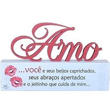 Imagem de Madeirinha Amo. Você e Seus Beijos