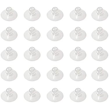 Imagem de UQXY Ventosas de borracha para casa, vidro transparente, anticolisão, ventosas para pendurar (pacote com 25)