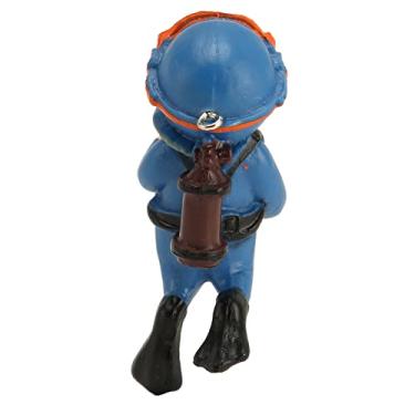 Imagem de Decoração de Aquário Flutuante Azul Portátil Decoração de Aquário de água Salgada (Modelo original)