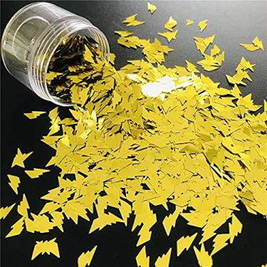 Imagem de 10 gramas/pacote – Glitter em forma de raio – Decoração de arte para unhas de rosto rave festival beleza maquiagem rosto corpo corpo B0203