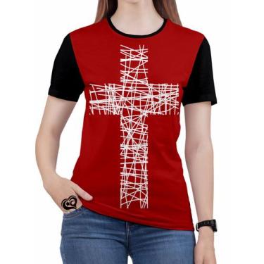 Imagem de Camiseta Jesus Gospel Criativa Feminina Evangélicas Roupa Cr - Alemark