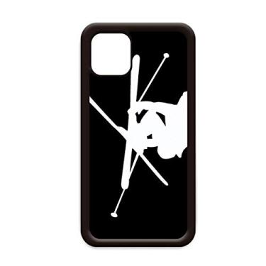 Imagem de Capa de skate preta Sport Outline para iPhone 11 Pro Max para Apple Mobile Case Shell