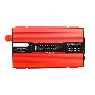 Imagem de LUGU Conversor de voltagem 1000W 2000W 12V 240V Inversor USB Power Inverter com 1 soquete e display LCD