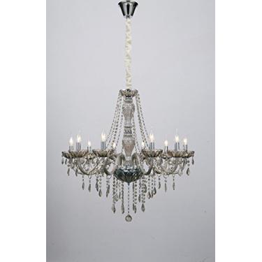 Imagem de Lustre Metal Vidro 10xe14 84x81cm New Line, 40w 110v