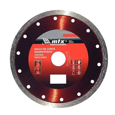 Imagem de MTX Disco de Corte Diamantado Contínuo 110 x 2,0 x 20,0 mm – Corte Refrigerado em Cerâmica, Mármore, Metal e Pedra, Linha Profissional