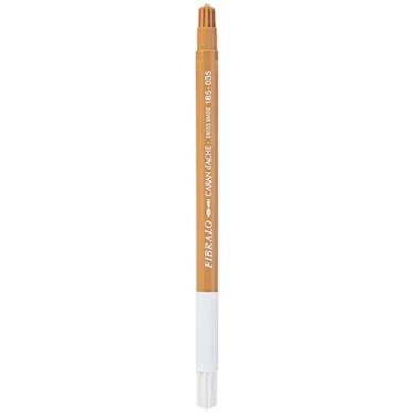 Imagem de Caran D'Ache Fibralo 185.035, Caneta Aquarelável, Amarelo Ocre