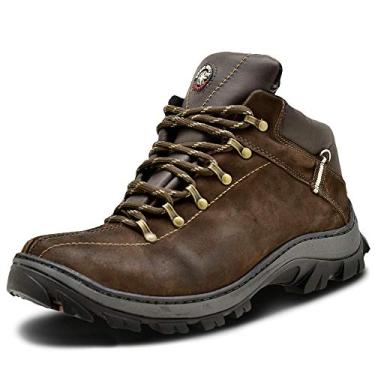 Imagem de Coturno Adventure Pierrô para trilha couro cor marrom (33)