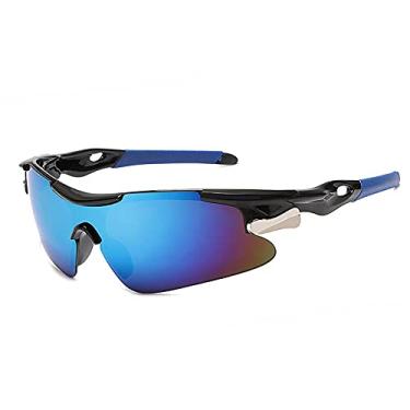 Imagem de Xiaolw Óculos de sol esportivos para bicicleta de estrada Óculos de proteção para ciclismo de montanha Óculos de proteção para bicicleta Mtb Óculos de sol masculino feminino (AZUL)
