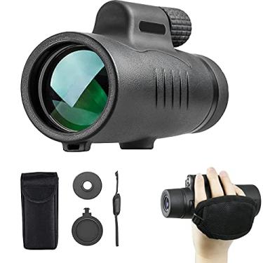 Imagem de 10✖42 Telescópio Monocular, Prisma BAK4 Grande Múltiplo à prova d'água e à prova de choque de alta definição, fácil de transportar, operação com uma mão, adequado para assistir jogos, concertos, cenários