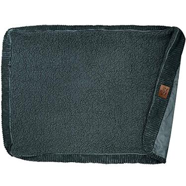 Imagem de Floppy Dawg Capa de substituição para cama de cachorro média. Capa removível e lavável na máquina para colchão e camas retangulares. 76 C x 48 cm L. Cinza com parte superior cinza.
