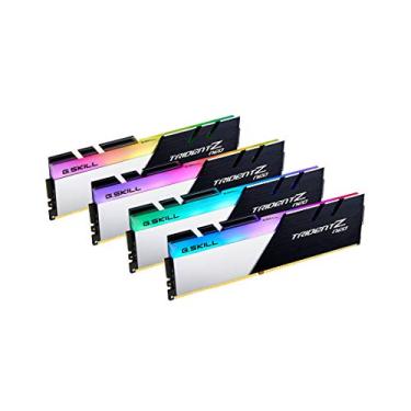 Imagem de G.SKILL Memória Trident Z Neo Series (Intel XMP) DDR4 RAM 64GB (4x16GB) 3600MT/s CL16-19-19-39 1,35V Desktop Computer Memory UDIMM (F4-3600C16Q-64GTZNC)