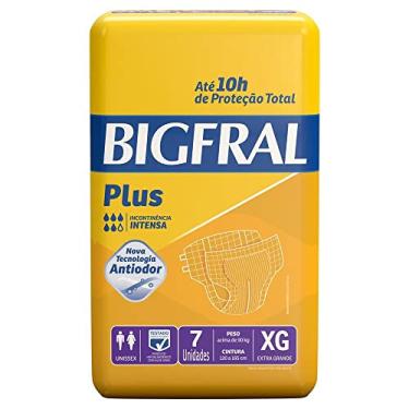Imagem de Fralda Adulto Bigfral Plus, XG, Regular, 7 unidades